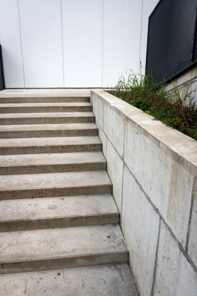 Cement Stair Installation